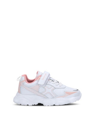 Slazenger FIFFY Kız Çocuk Cırtlı Beyaz / Pembe Günlük Spor Ayakkabısı