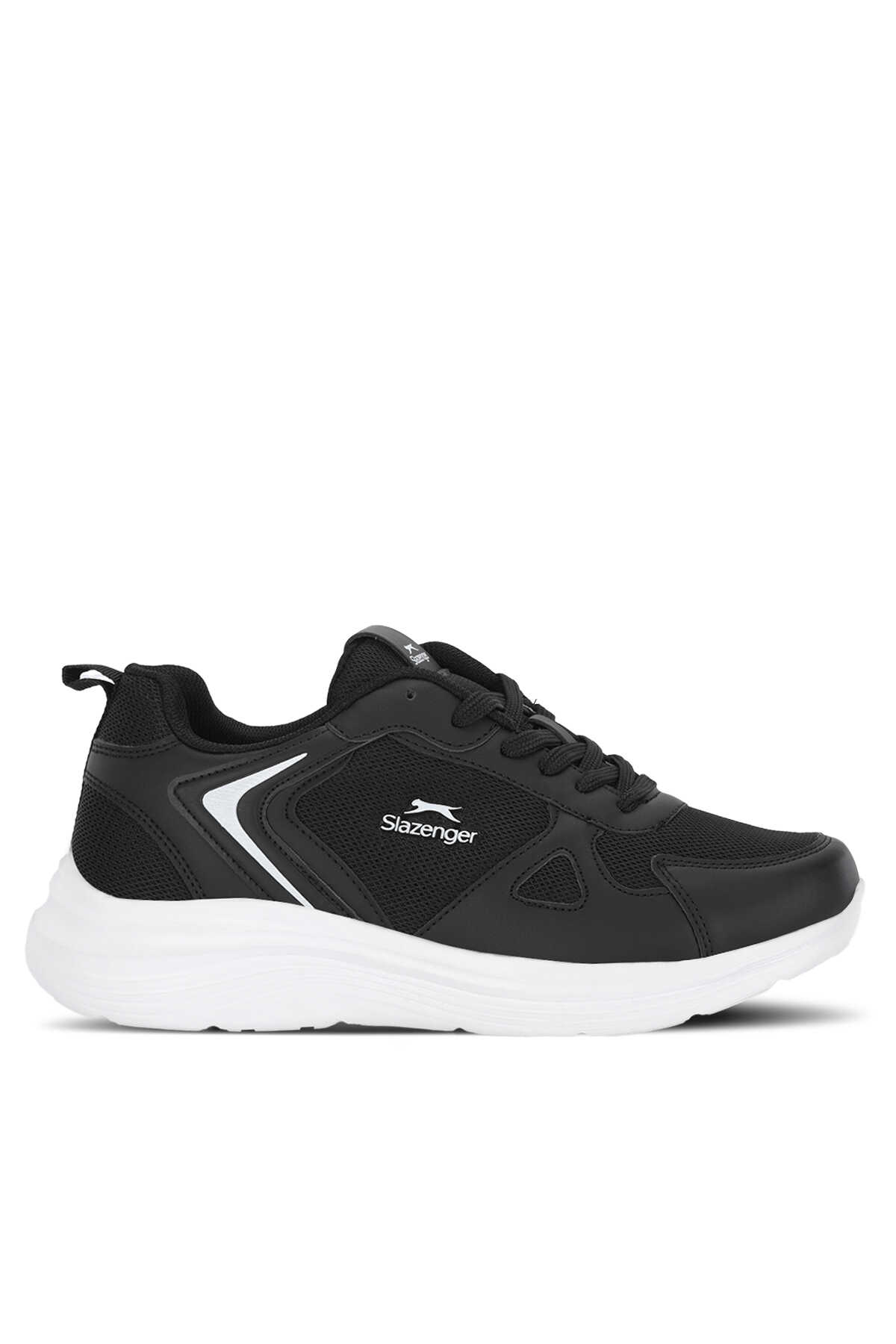 Slazenger - Slazenger FINESSE I Erkek Büyük Beden Siyah / Beyaz Koşu & Yürüyüş Spor Ayakkabısı
