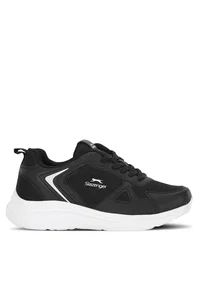 Slazenger - Slazenger FINESSE I Erkek Büyük Beden Siyah / Beyaz Koşu & Yürüyüş Spor Ayakkabısı