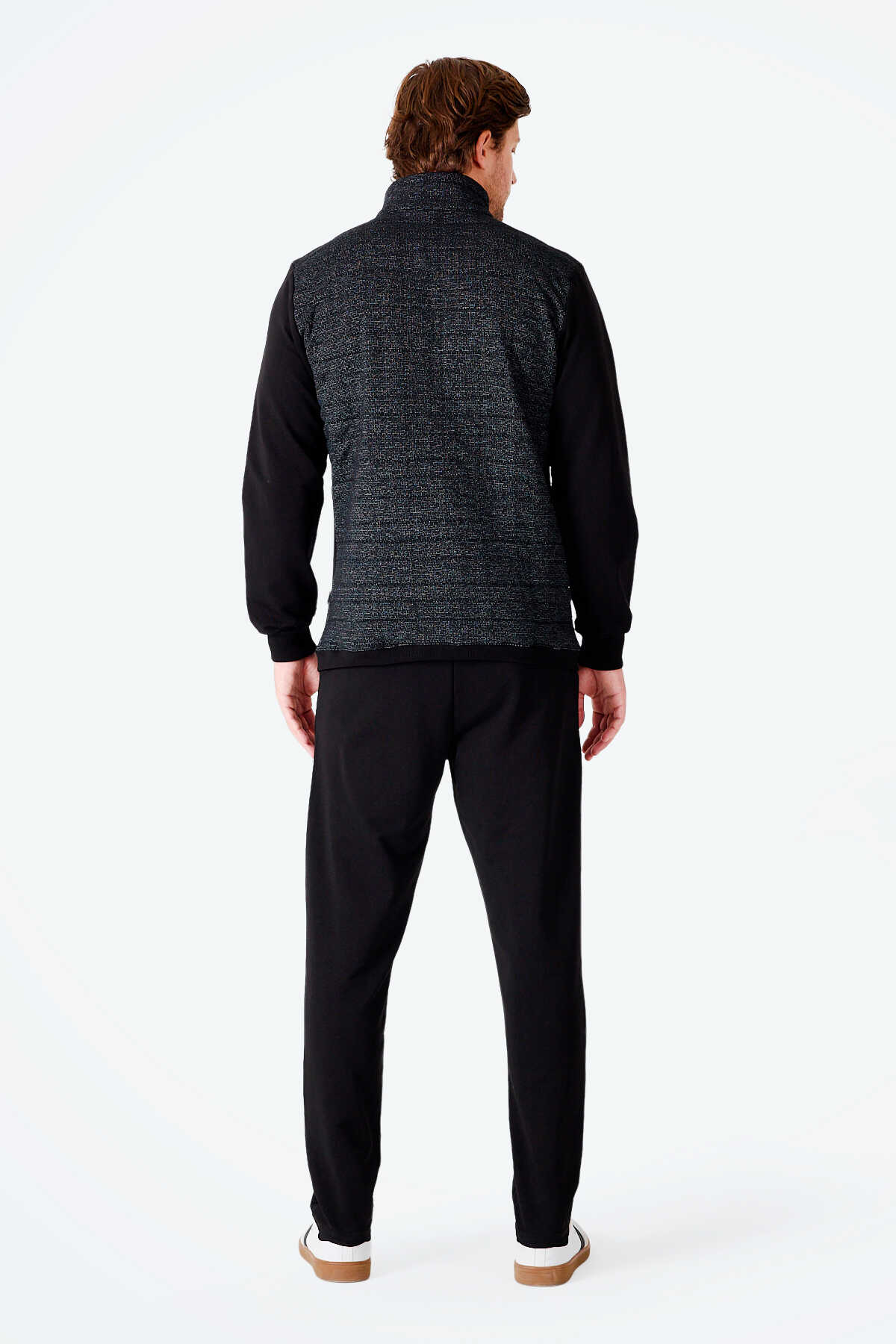 Slazenger FIORA Erkek Fermuarlı Dik Yaka Cepli Siyah Eşofman Takımı Slazenger FIORA Erkek Fermuarlı Dik Yaka Cepli Siyah Eşofman Takımı