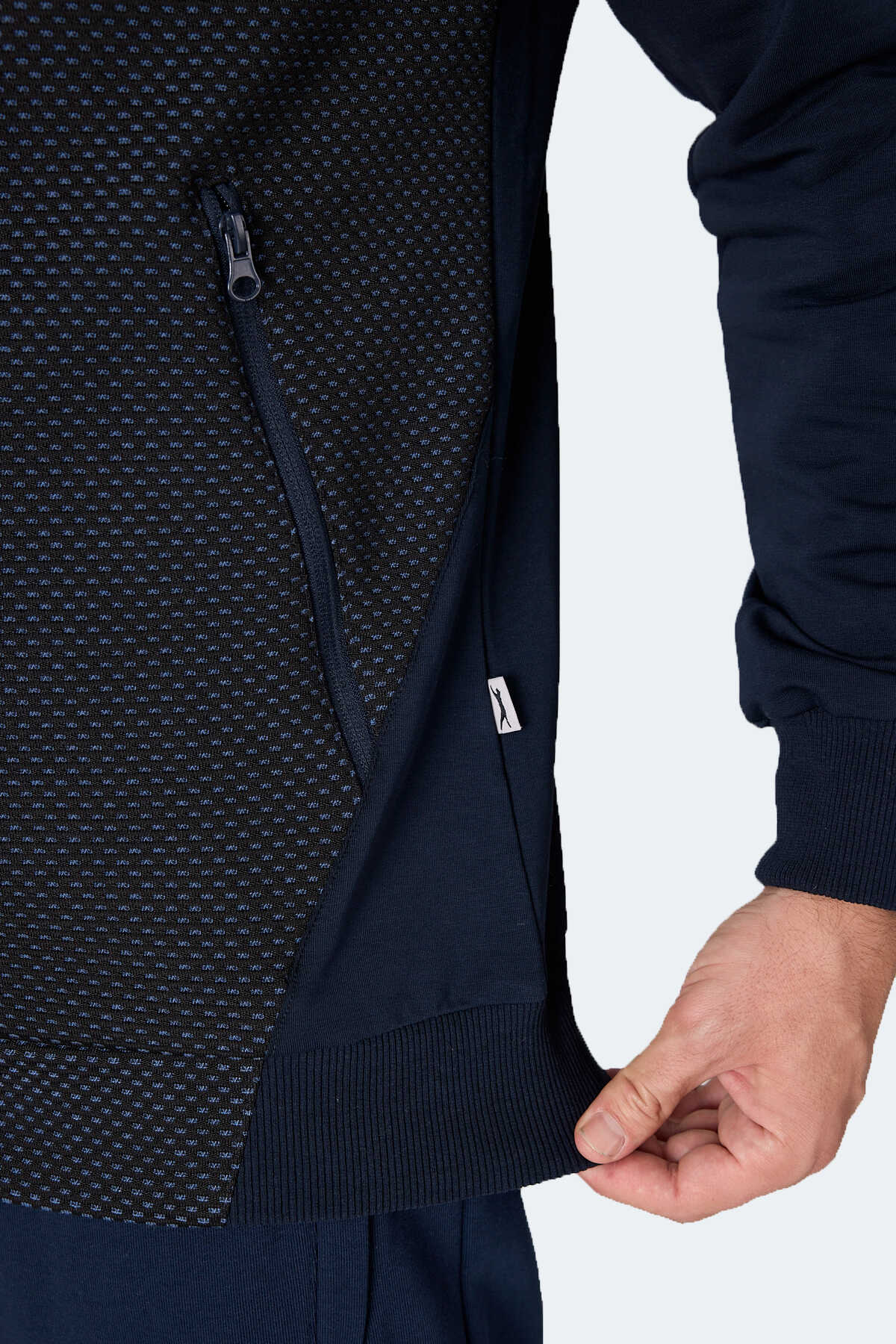 Slazenger FLAME Erkek Kapüşonlu Cepli Lacivert Sweatshırt Slazenger FLAME Erkek Kapüşonlu Cepli Lacivert Sweatshırt