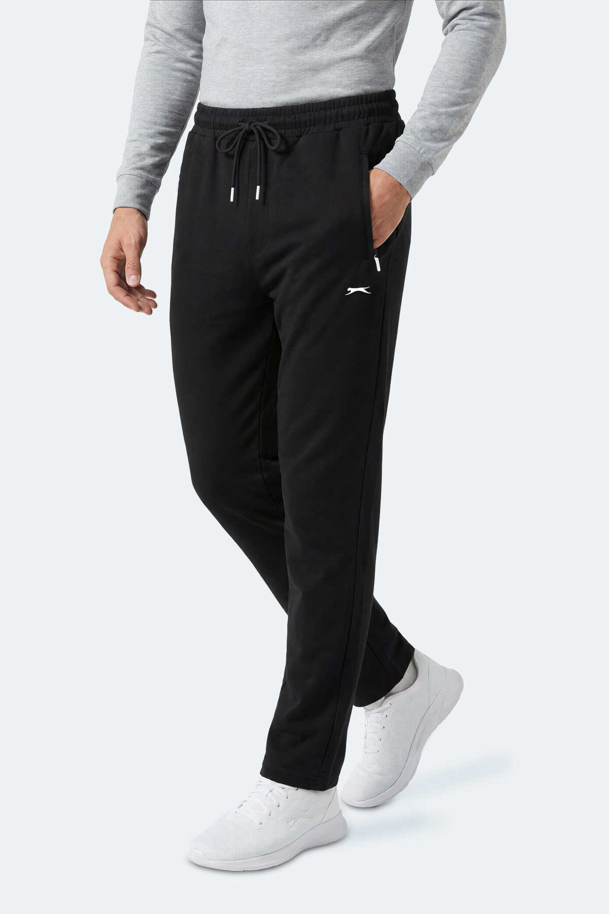 Slazenger - Slazenger FLASHONE Erkek Siyah Eşofman Altı