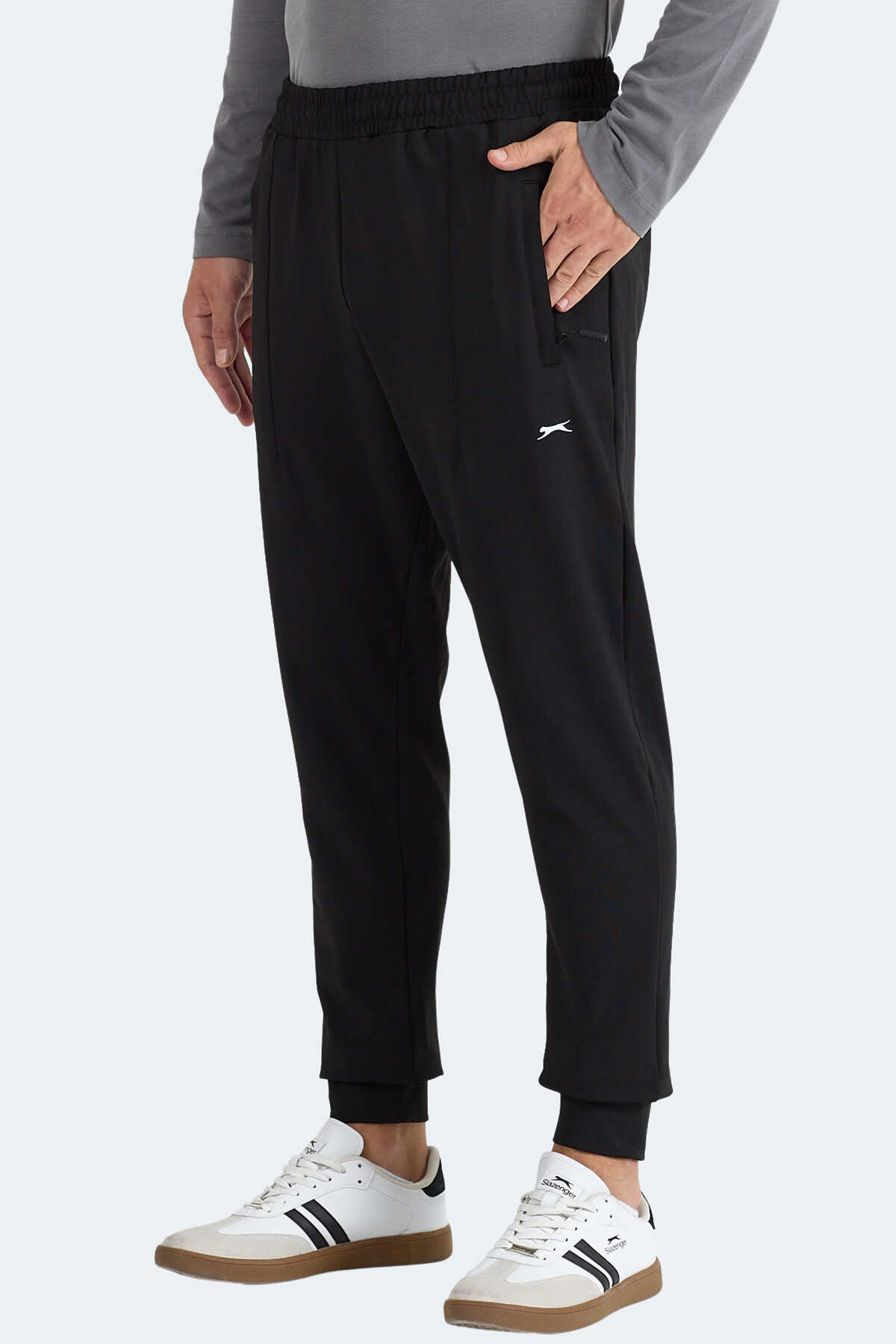 Slazenger - Slazenger FLAUNT Erkek Eşofman Altı Siyah