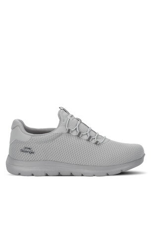 Slazenger FLEX FIT I Erkek Büyük Beden Gri Koşu & Yürüyüş Spor Ayakkabısı 