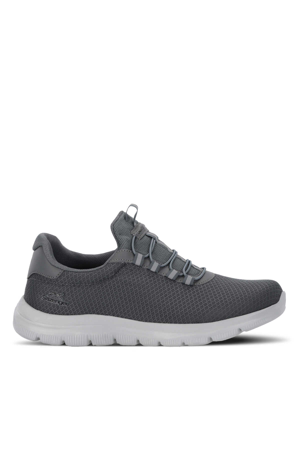 Slazenger FLEX FIT I Erkek Büyük Beden Koyu Gri Koşu & Yürüyüş Spor Ayakkabısı (1)