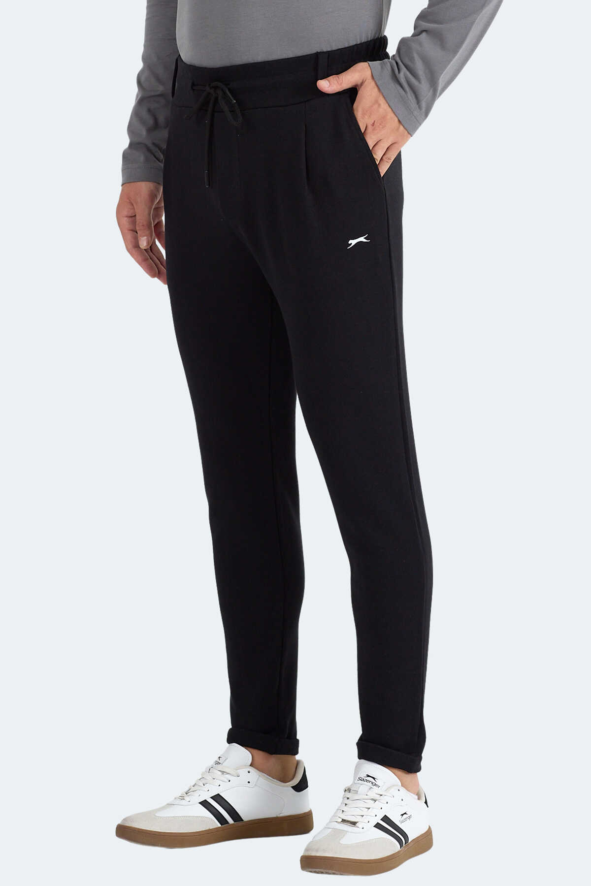 Slazenger - Slazenger FLORA Erkek Eşofman Altı Siyah