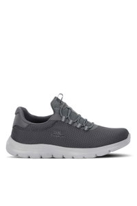 Slazenger - Slazenger FOEIGN JMB Erkek Büyük Beden Koyu Gri / Saks Mavi Koşu & Yürüyüş Spor Ayakkabısı