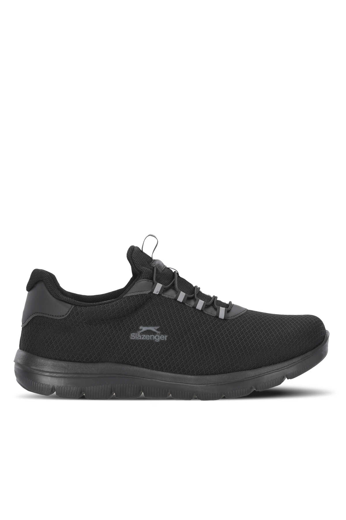Slazenger - Slazenger FOEIGN JMB Erkek Büyük Beden Siyah / Siyah Koşu & Yürüyüş Spor Ayakkabısı