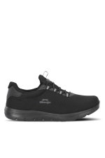 Slazenger - Slazenger FOEIGN JMB Erkek Büyük Beden Siyah / Siyah Koşu & Yürüyüş Spor Ayakkabısı