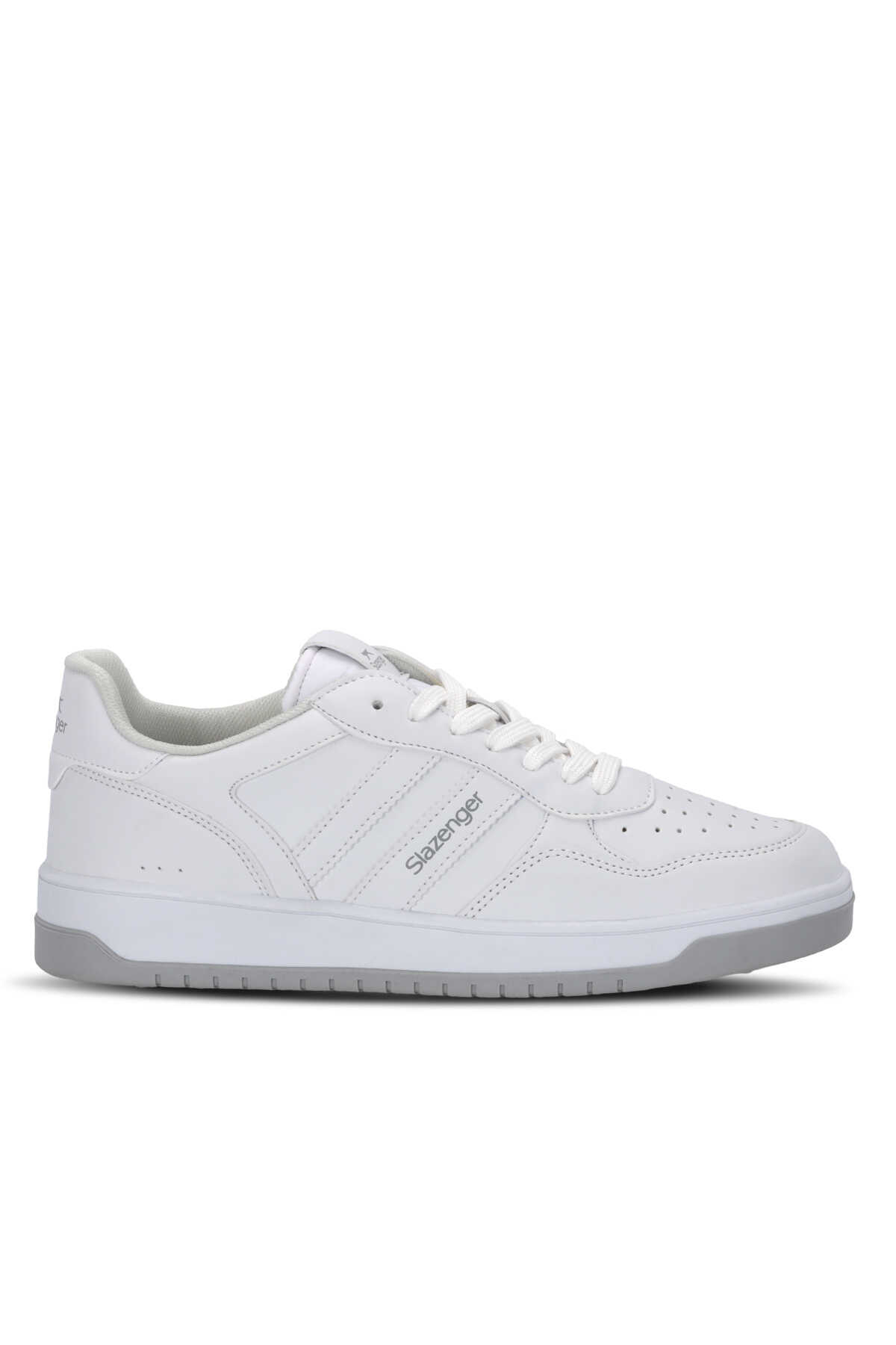 Slazenger - Slazenger FOX Erkek Beyaz / Gri Günlük Spor Ayakkabısı