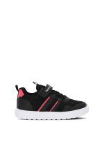Slazenger - Slazenger FREEDOM I Kız Çocuk Cırt Cırtlı Siyah / Pembe Günlük Spor Ayakkabısı
