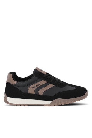 Slazenger FRENCH I Erkek Siyah / Taba Günlük Spor Ayakkabısı