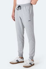 Slazenger - Slazenger FRENZY Erkek Fermuar Cepli Gri Eşofman Altı