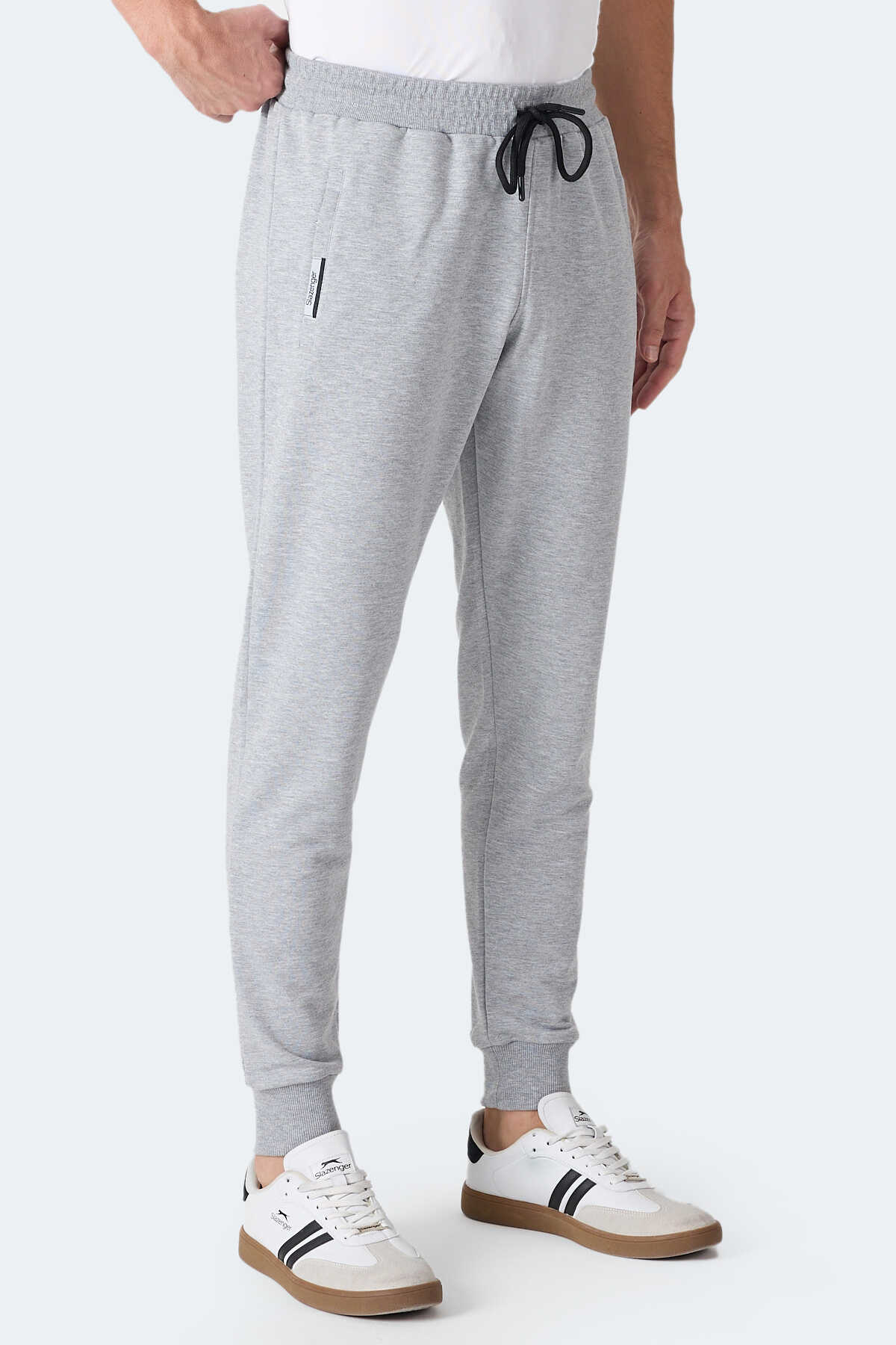 Slazenger FRENZY Erkek Fermuar Cepli Gri Eşofman Altı Slazenger FRENZY Erkek Fermuar Cepli Gri Eşofman Altı