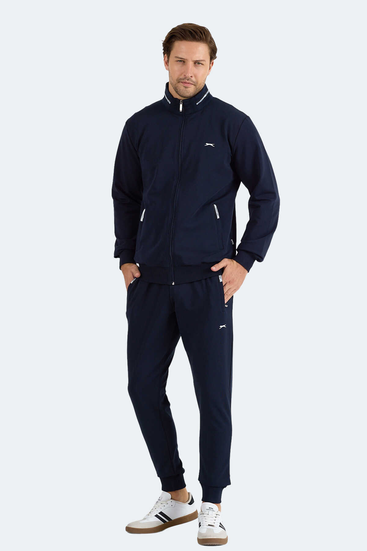 Slazenger - Slazenger FROZEN Erkek Eşofman Takımı Lacivert
