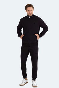 Slazenger - Slazenger FROZEN Erkek Siyah Eşofman Takımı Slazenger - Slazenger FROZEN Erkek Siyah Eşofman Takımı