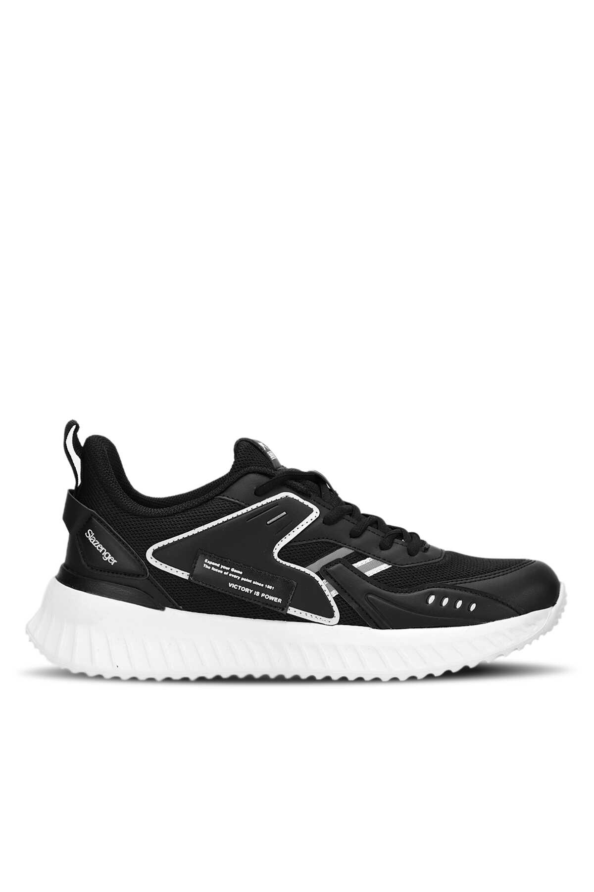 Slazenger - Slazenger FRUMA I Erkek Siyah / Beyaz Koşu & Yürüyüş Spor Ayakkabısı