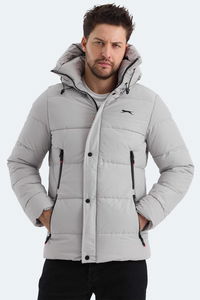 Slazenger - Slazenger GAFAR Erkek Kapüşonlu Şişme Bej Mont & Kaban Slazenger - Slazenger GAFAR Erkek Kapüşonlu Şişme Bej Mont & Kaban