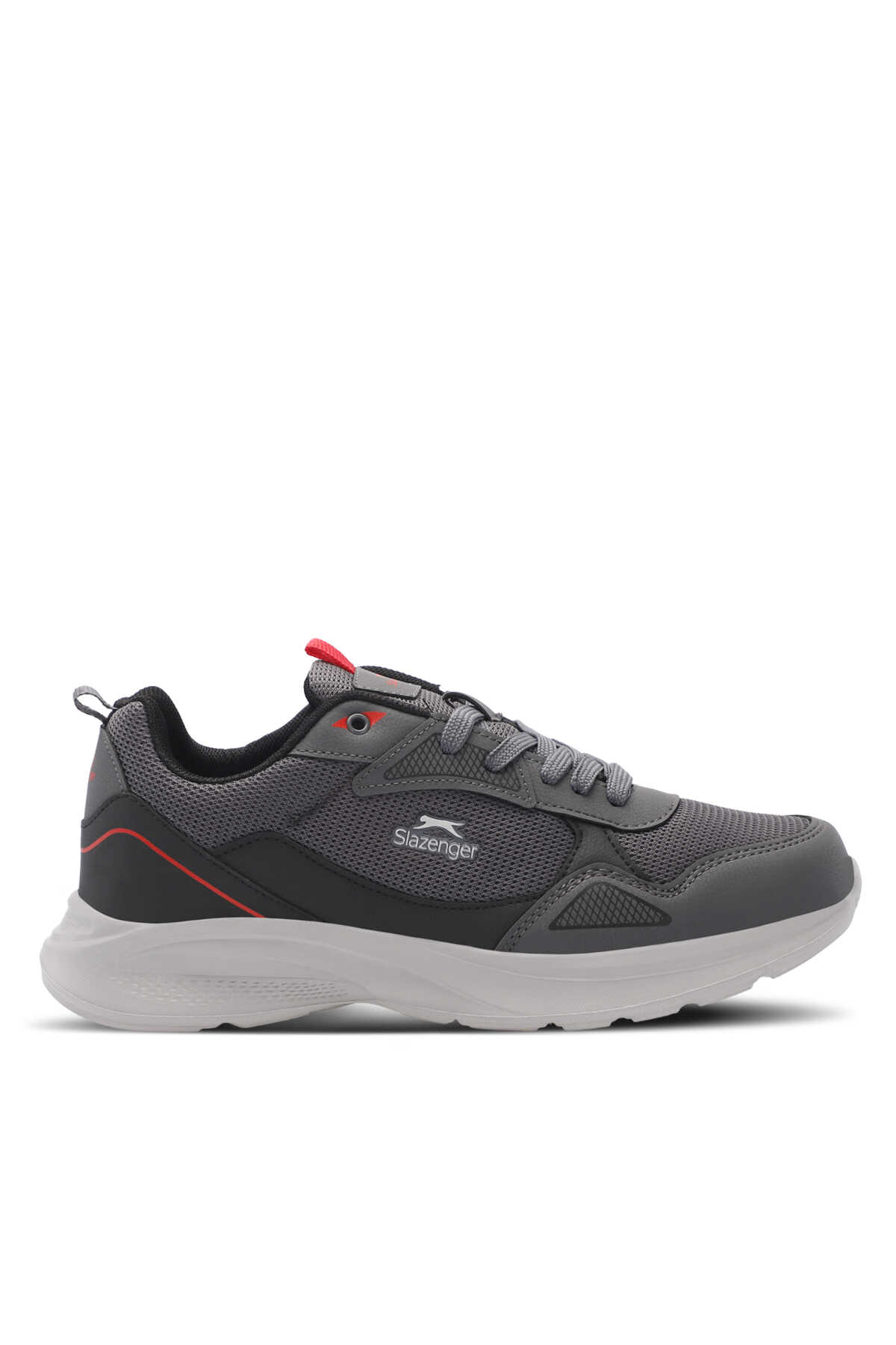 Slazenger - Slazenger GAIN GA Erkek Koyu Gri / Siyah Koşu & Yürüyüş Spor Ayakkabısı