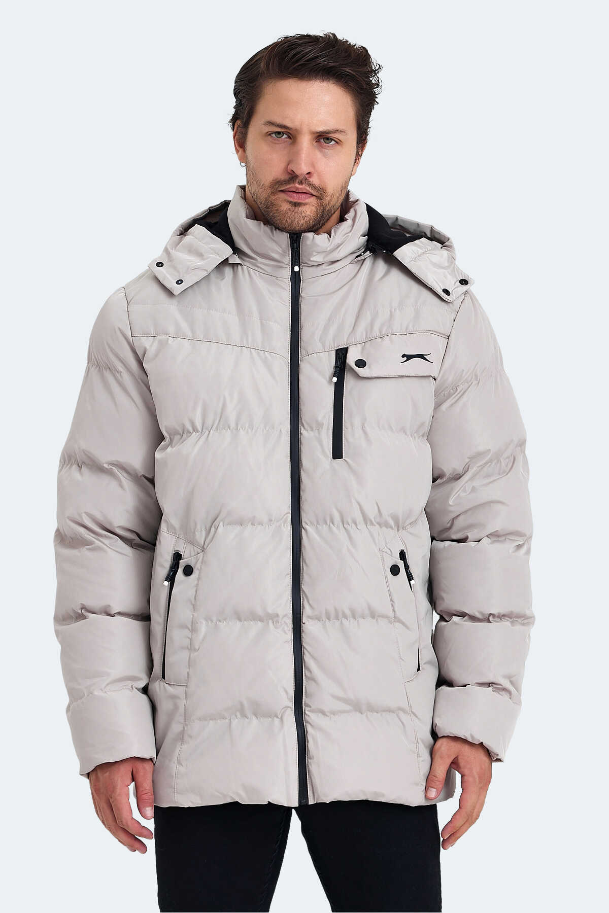 Slazenger - Slazenger GAJA IN Erkek Mont & Kaban Bej