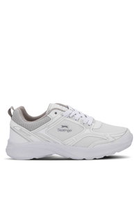 Slazenger - Slazenger GALA I Erkek Beyaz / Gümüş Koşu & Yürüyüş Spor Ayakkabısı