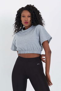 Slazenger - Slazenger GALINA I Kadın Gri Sweatshırt Slazenger - Slazenger GALINA I Kadın Gri Sweatshırt