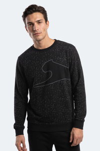 Slazenger - Slazenger GALLO Erkek Siyah Sweatshırt