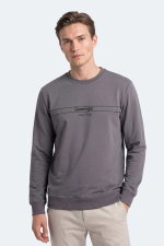 Slazenger - Slazenger GARRET Erkek Koyu Gri Sweatshırt