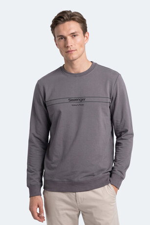 Slazenger GARRET Erkek Koyu Gri Sweatshırt