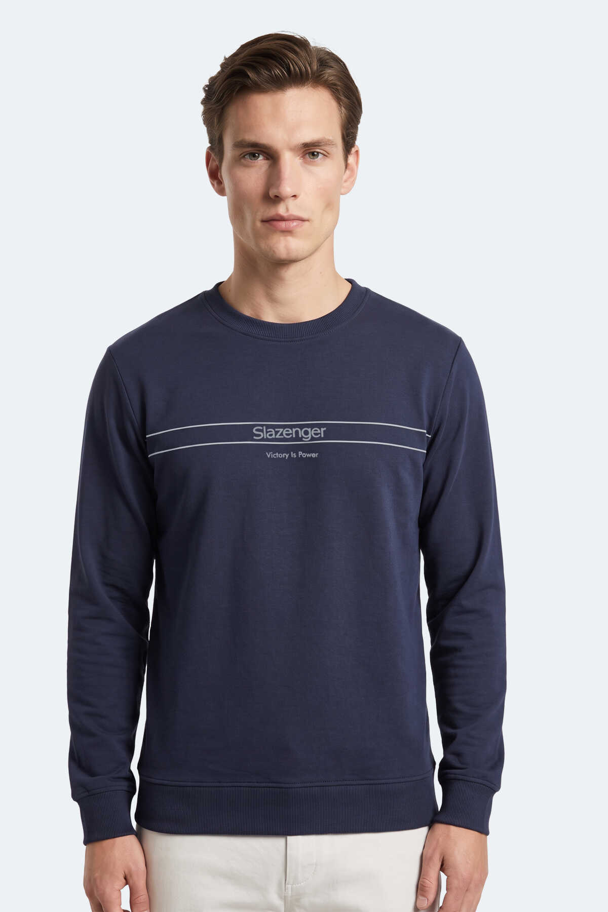 Slazenger - Slazenger GARRET Erkek Lacivert Sweatshırt