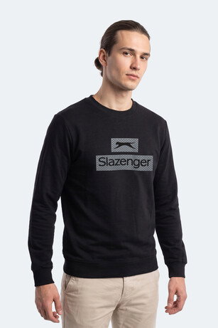 Slazenger GARVAN Erkek  Siyah Sweatshırt 