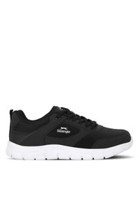 Slazenger - Slazenger GENFIT Erkek Büyük Beden Siyah / Beyaz Koşu & Yürüyüş Spor Ayakkabısı