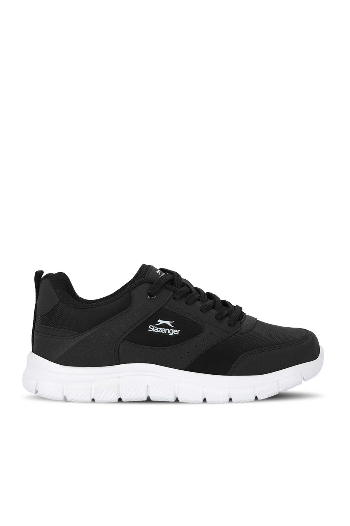 Slazenger - Slazenger GENFIT Kadın Siyah / Beyaz Koşu & Yürüyüş Spor Ayakkabısı