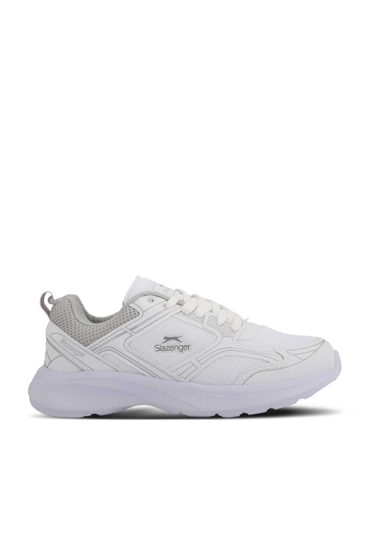 Slazenger - Slazenger GIMA Kadın Beyaz / Gümüş Koşu & Yürüyüş Spor Ayakkabısı