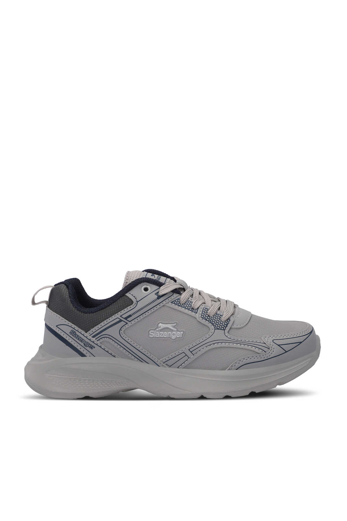 Slazenger - Slazenger GIMA Kadın Gri / Lacivert Günlük Spor Ayakkabısı