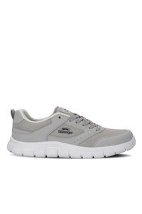 Slazenger - Slazenger GLEN I Erkek Büyük Beden Gri Koşu & Yürüyüş Spor Ayakkabısı
