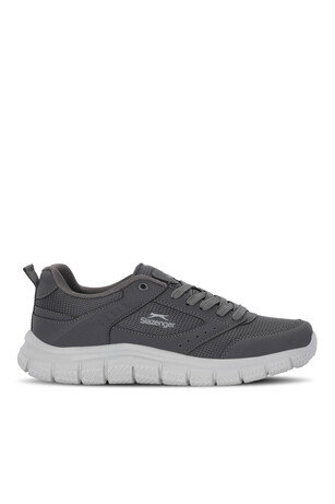 Slazenger GLEN I Erkek Büyük Beden Koyu Gri Koşu & Yürüyüş Spor Ayakkabısı