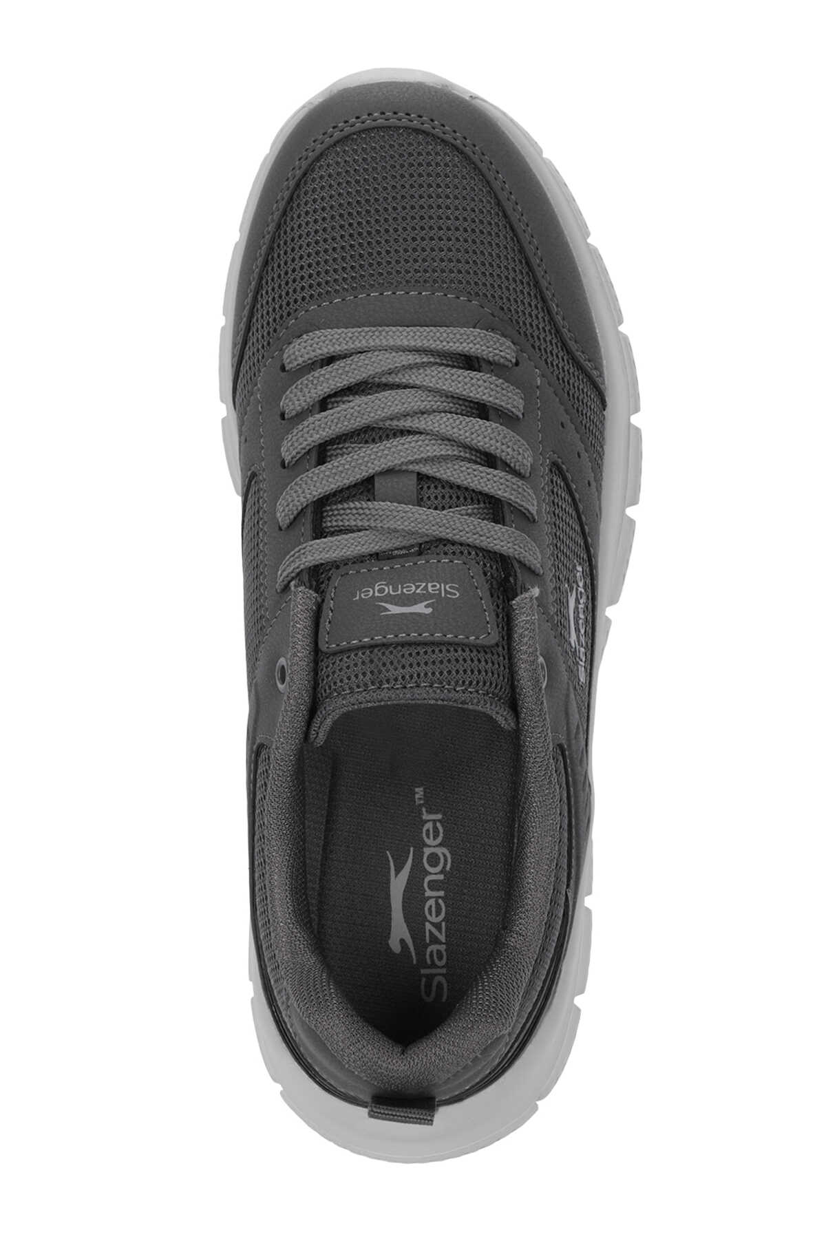 Slazenger GLEN I Erkek Büyük Beden Koyu Gri Koşu & Yürüyüş Spor Ayakkabısı - 5