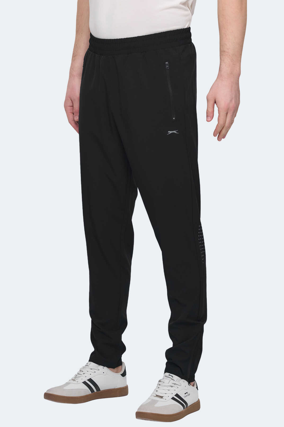 Slazenger GRIET 2 Lİ SET Erkek Fermuar Cepli Dar Paça Siyah - Koyu Gri Eşofman Altı Slazenger GRIET 2 Lİ SET Erkek Fermuar Cepli Dar Paça Siyah - Koyu Gri Eşofman Altı