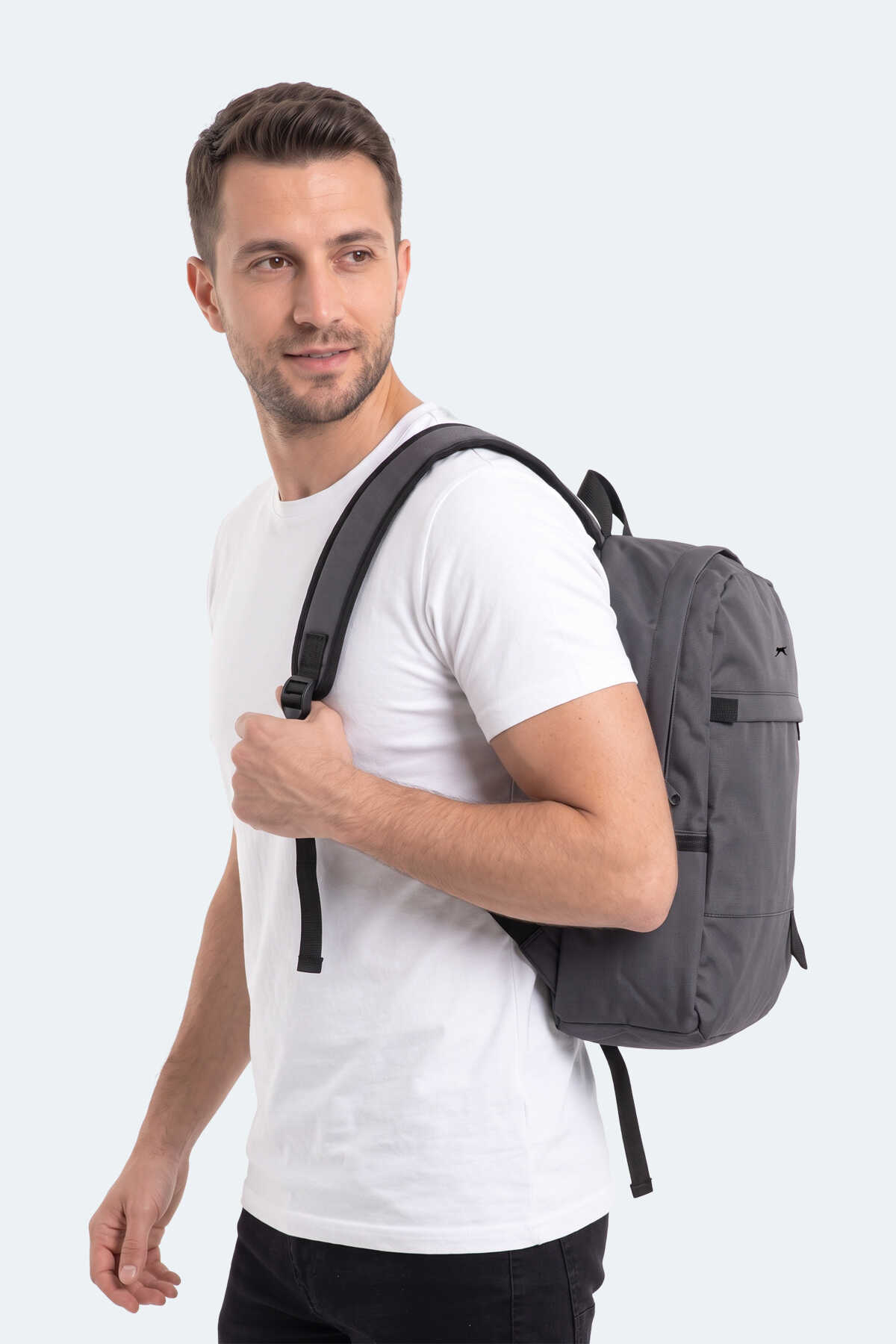 Slazenger GUMER Unisex Koyu Gri Bel Çantası - 5