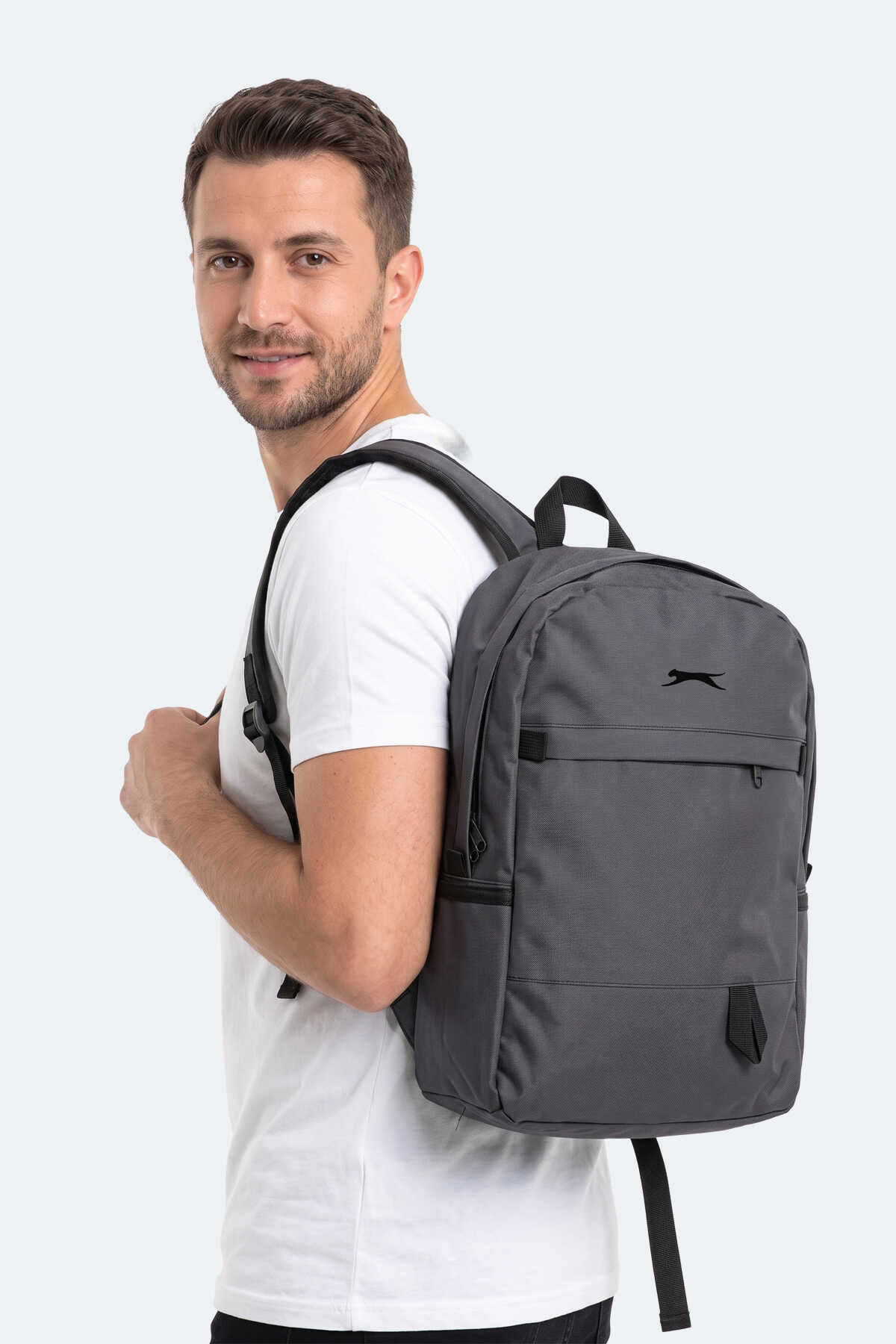 Slazenger GUMER Unisex Koyu Gri Bel Çantası - 7