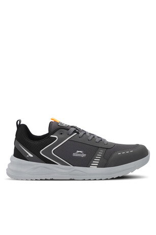Slazenger GUMMY I Büyük Beden Erkek Koyu Gri Koşu & Yürüyüş Spor Ayakkabısı