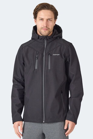 Slazenger HA-YUN Erkek Softshell Siyah Mont & Kaban