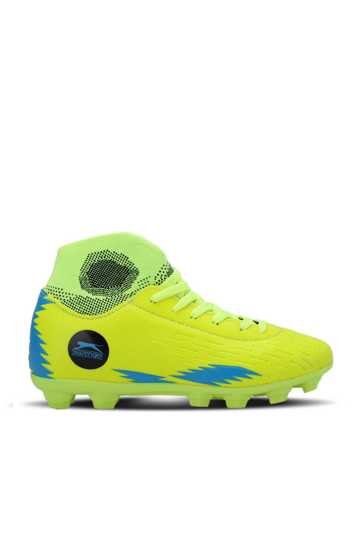 Slazenger - Slazenger HADAS KRP Futbol Erkek Çocuk Krampon Ayakkabı Neon Sarı