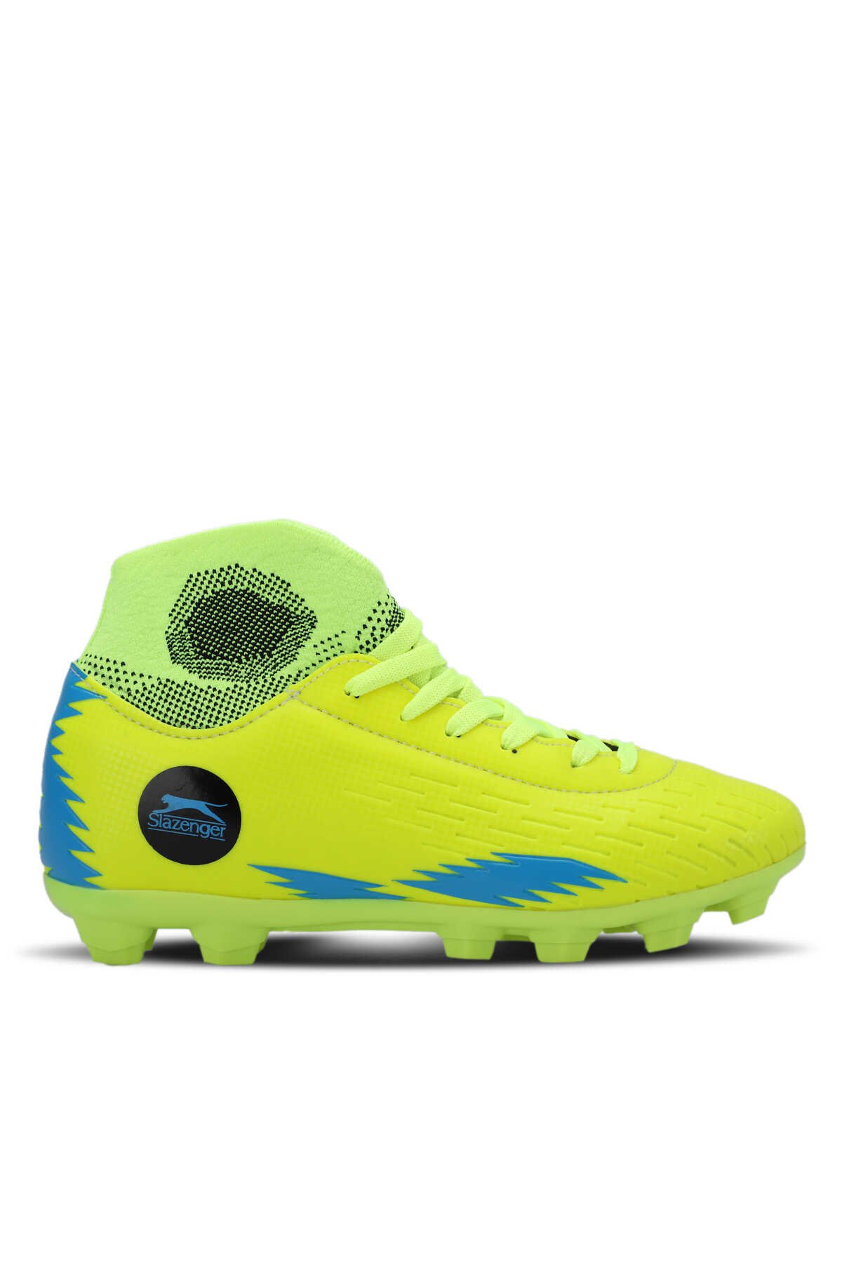 Slazenger - Slazenger HADAS KRP Futbol Erkek Krampon Ayakkabı Neon Sarı