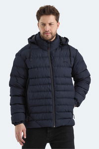 Slazenger - Slazenger HADI IN Erkek Kapüşonlu Şişme Lacivert Mont & Kaban Slazenger - Slazenger HADI IN Erkek Kapüşonlu Şişme Lacivert Mont & Kaban