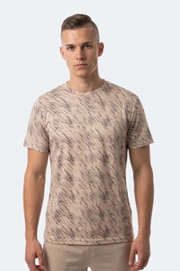 Slazenger - Slazenger HADY I Erkek Bej Tişört