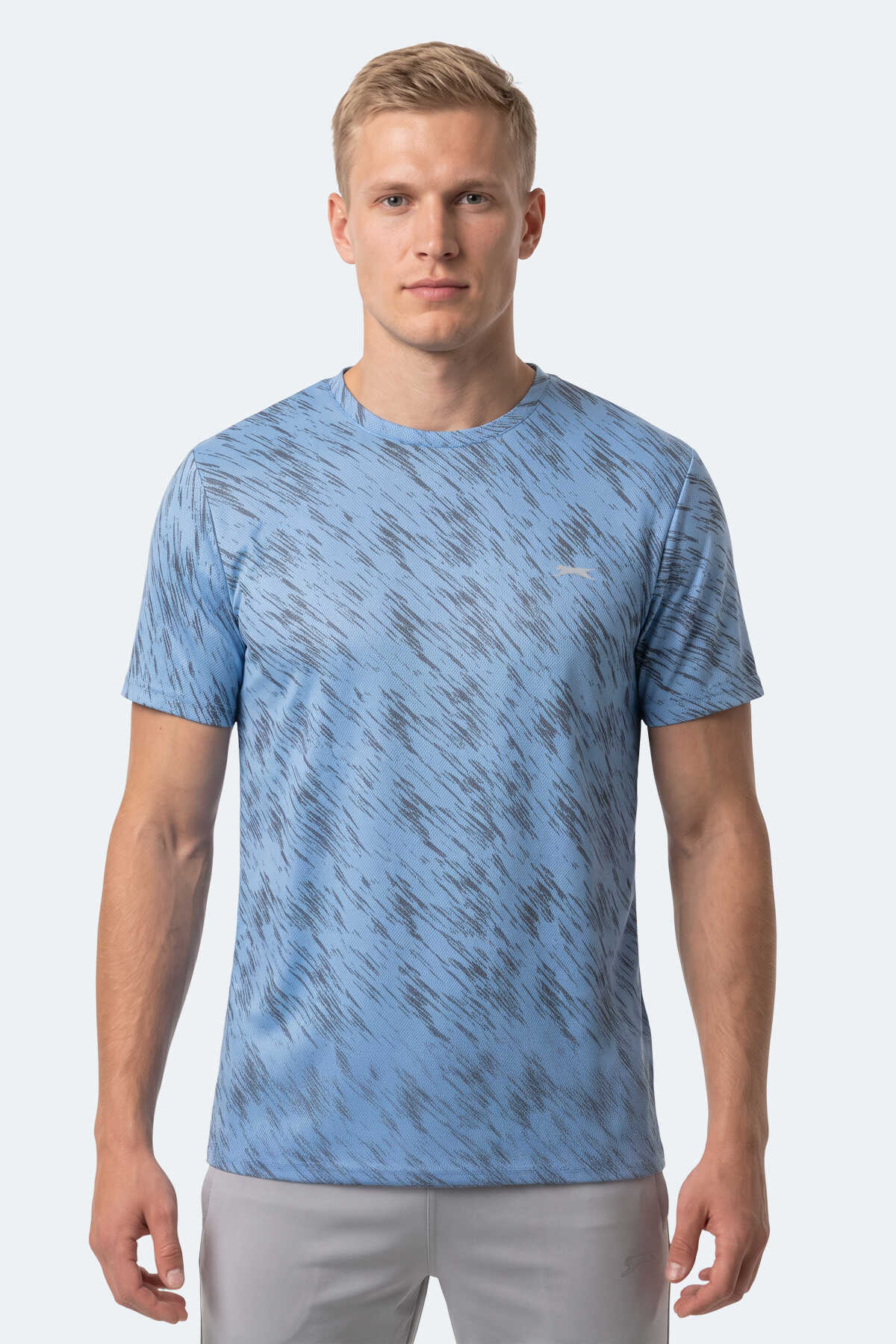 Slazenger - Slazenger HADY I Erkek Mavi Tişört