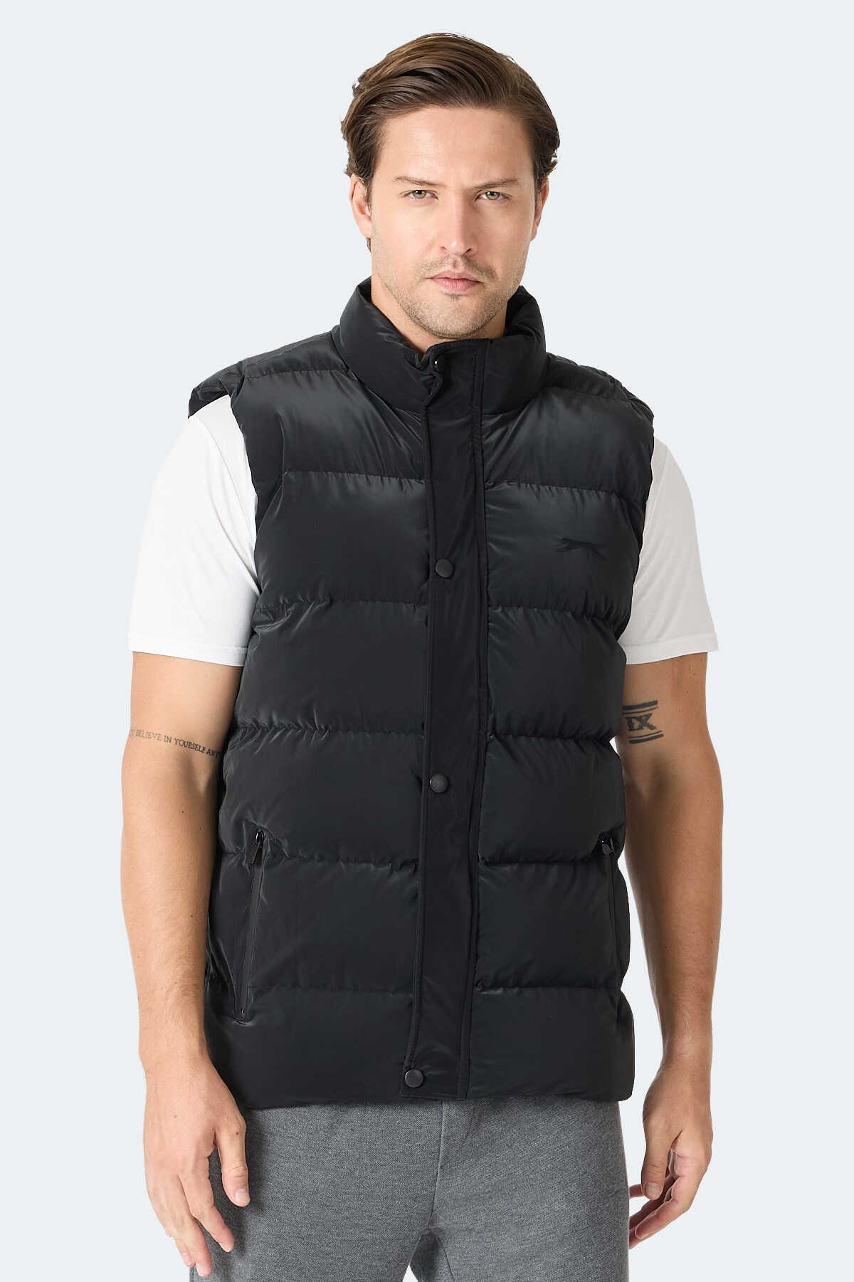 Slazenger - Slazenger HALOX Erkek Siyah Yelek