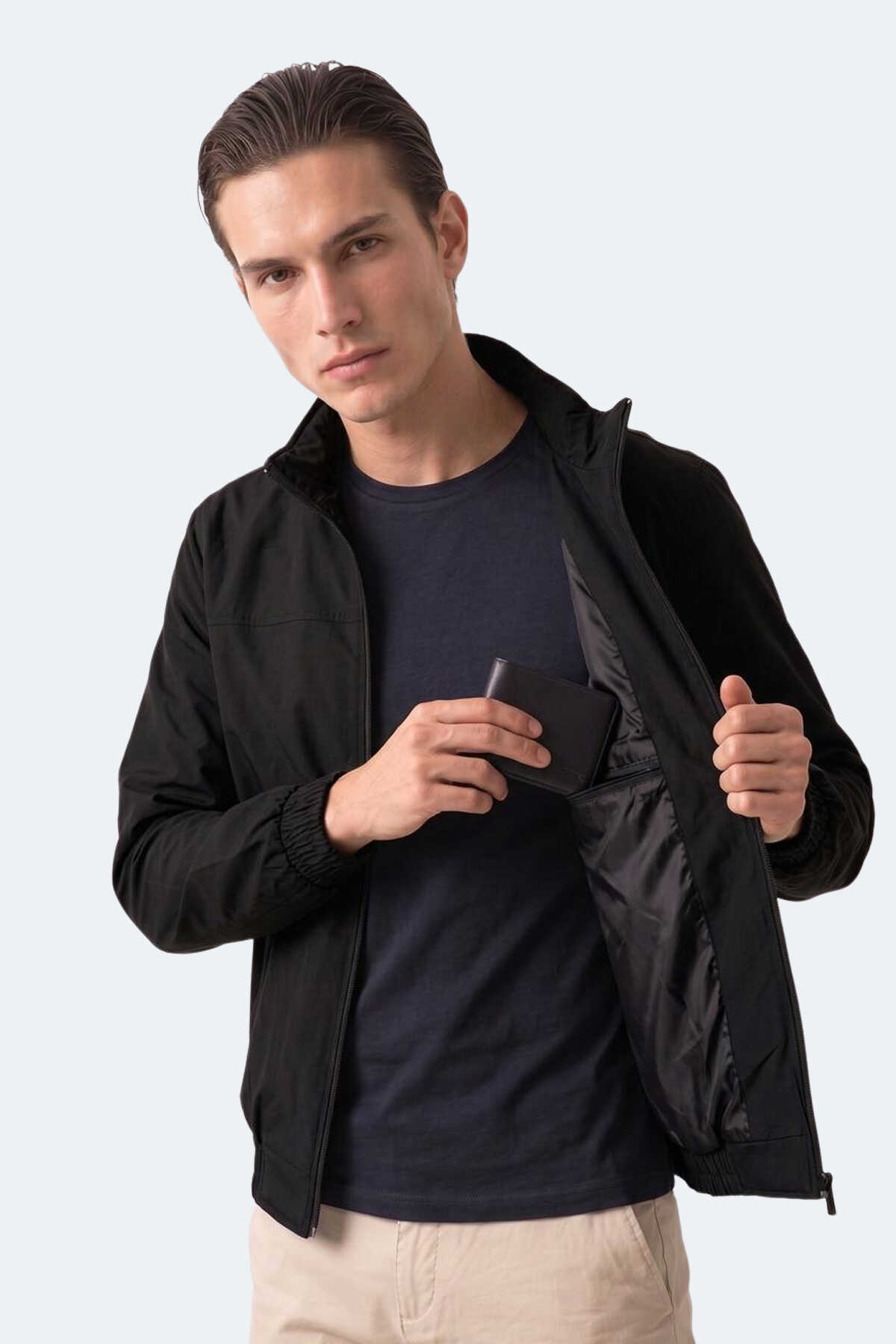 Slazenger HANG Erkek Siyah Mont & Kaban - 3